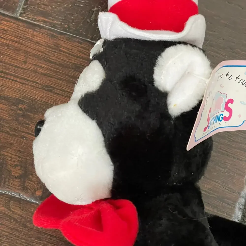 Dr. Seuss Cat In The Hat Plush Toy Vintage Y2K Stuffed Animal Soft Things TAGS